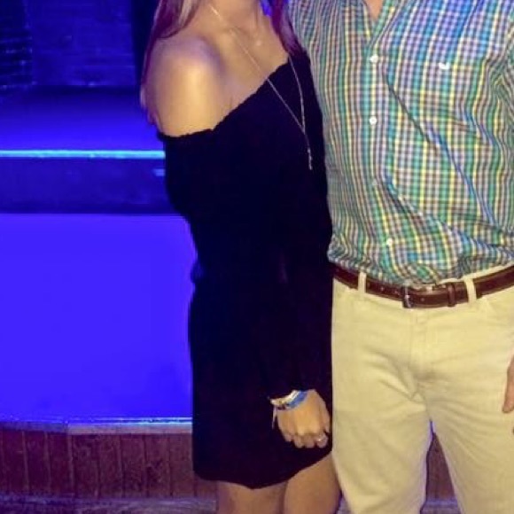 Off the Shoulders Black Dress (Could wear as top!) - Picture 5 of 7